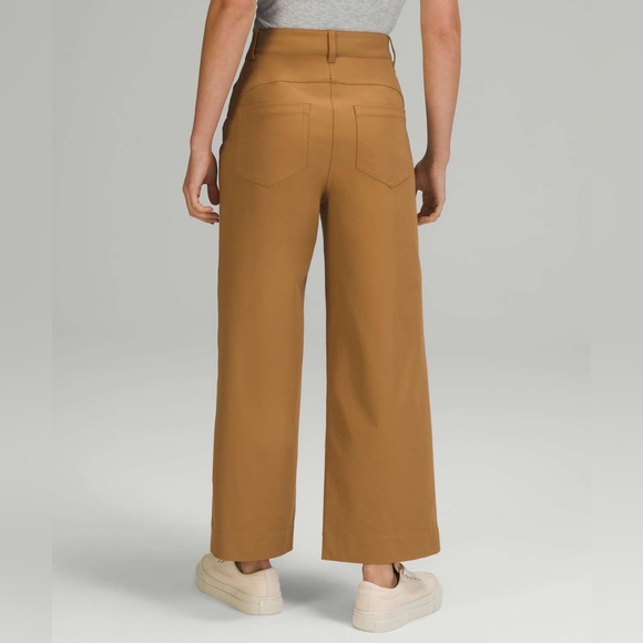 Lululemon 2021 City Sleek 5 Pocket Wide Leg High Rise Pant Size 27 - Picture 2 of 11